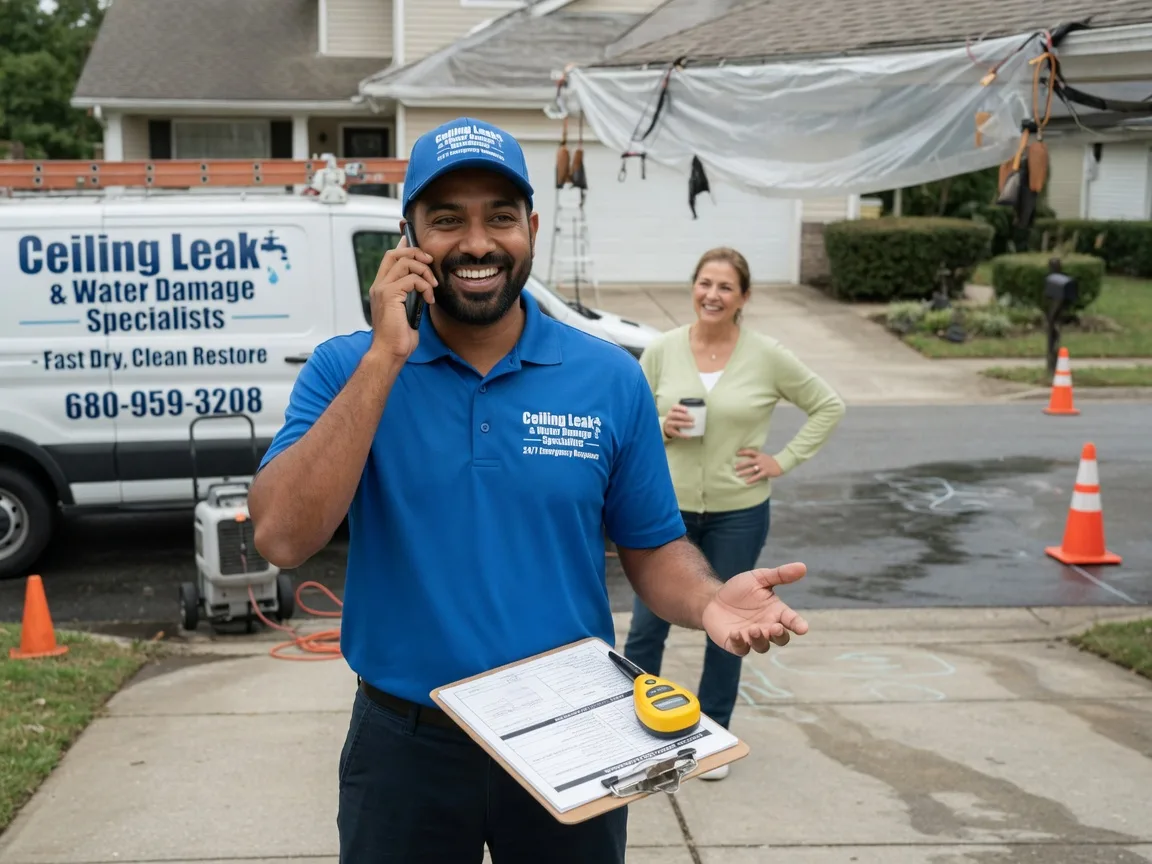 Ceiling Leak Cleanup Riddleton, TN FAQs